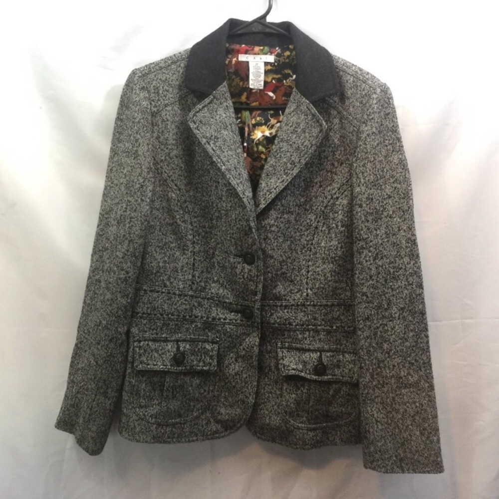 CAbi Equestrian wool jacket size 12